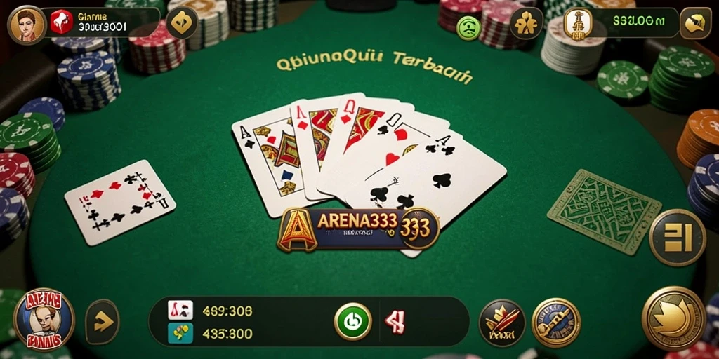 Screenshot ARENA333 menampilkan gameplay QiuQiu yang menarik.