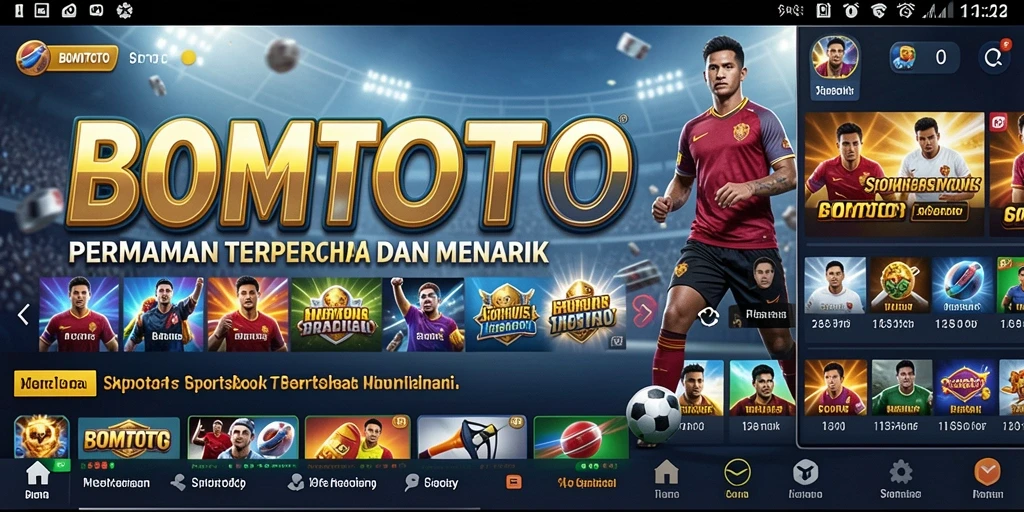 Tampilan gameplay Sportsbook yang menarik dan interaktif.