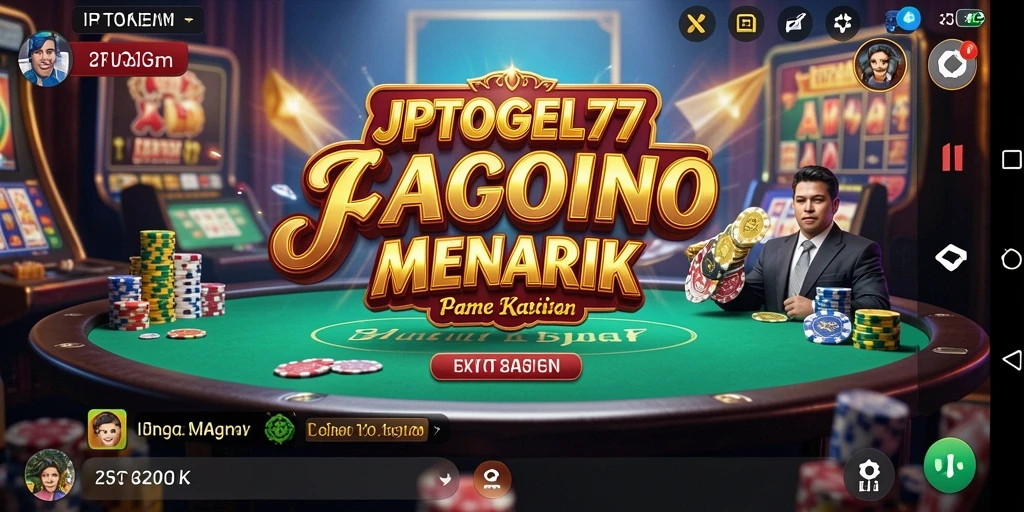 Tampilan menarik dari gameplay Kasino JPTOGEL77 yang mendebarkan.