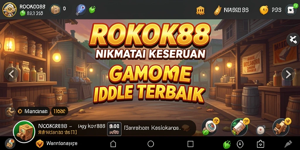 Tampilan gameplay ROKOK88 yang menarik dan seru.