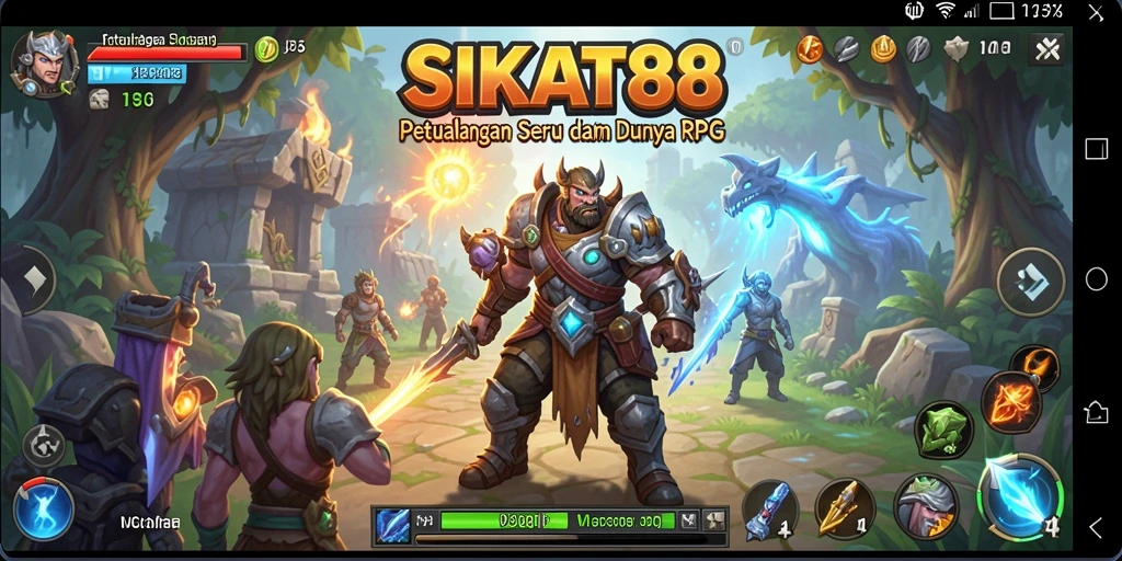 Screenshot utama menampilkan aksi pertarungan mendebarkan di <strong>SIKAT88</strong>.