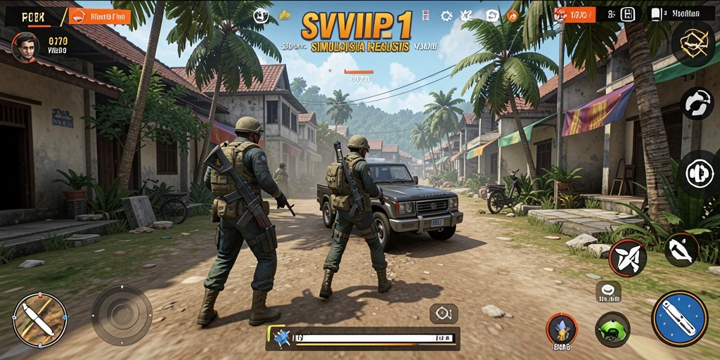 Screenshot gameplay SVIP1 yang menampilkan simulasi interaktif yang menarik.