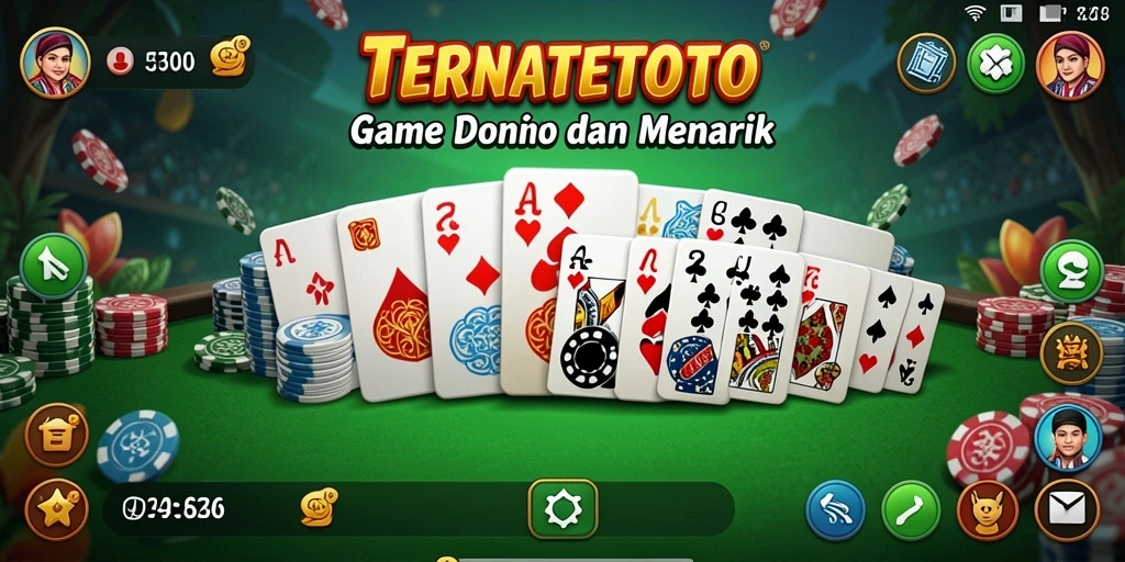 Screenshot gameplay TERNATETOTO yang menunjukkan keseruan bermain Domino.