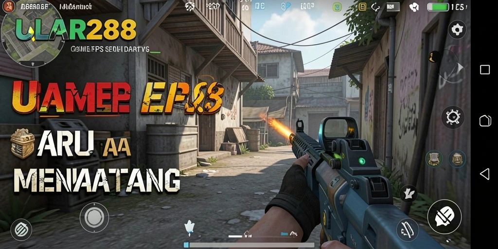 Tampilan intens dalam pertempuran game FPS ULAR288.