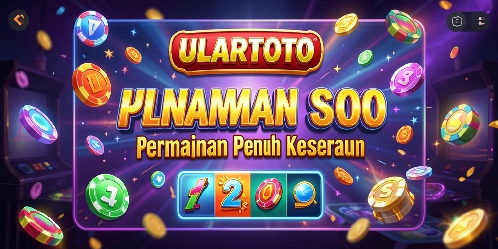 Screenshot gameplay ULARTOTO dengan grafis menarik dan fitur bonus.